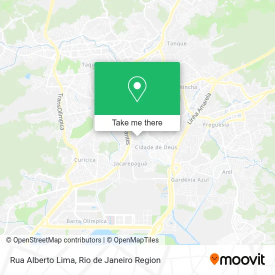 Rua Alberto Lima map
