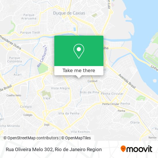 Rua Oliveira Melo 302 map