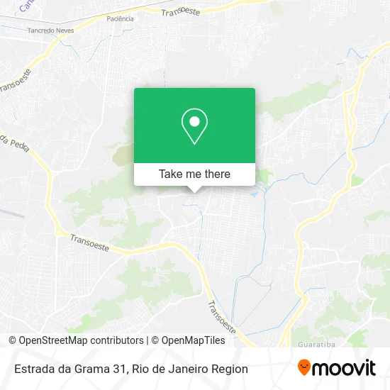 Estrada da Grama 31 map