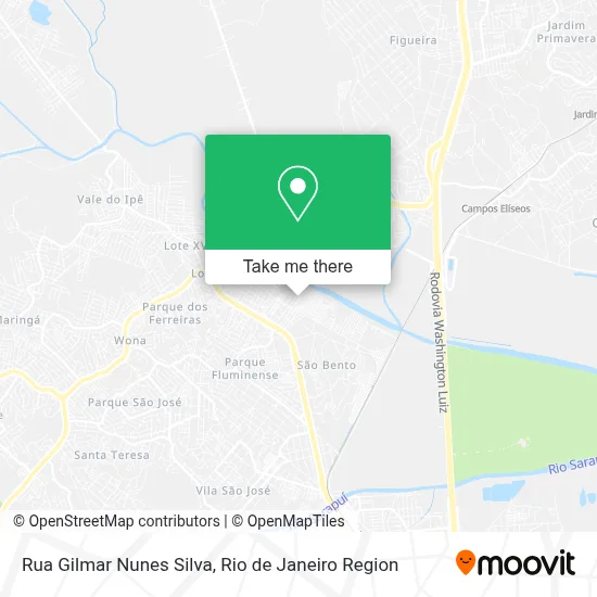 Rua Gilmar Nunes Silva map