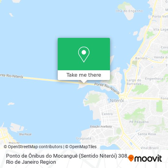 Ponto de Ônibus do Mocanguê (Sentido Niterói) 308 map