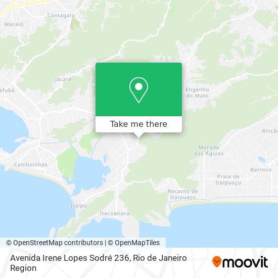 Mapa Avenida Irene Lopes Sodré 236