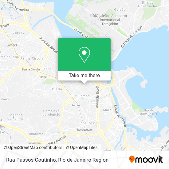 Rua Passos Coutinho map