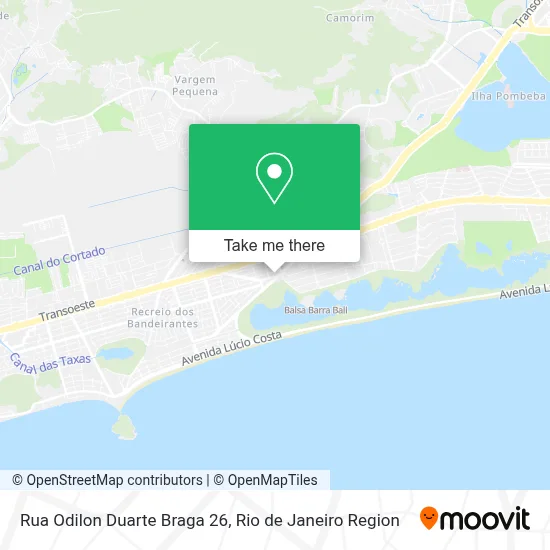 Rua Odilon Duarte Braga 26 map