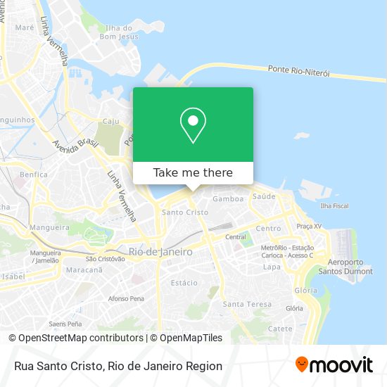 Rua Santo Cristo map