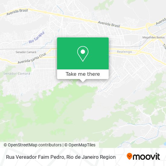 Mapa Rua Vereador Faim Pedro
