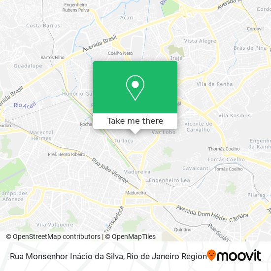 Rua Monsenhor Inácio da Silva map