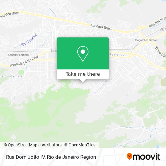 Mapa Rua Dom João IV