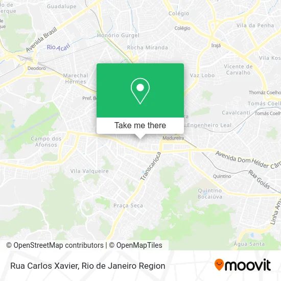 Rua Carlos Xavier map