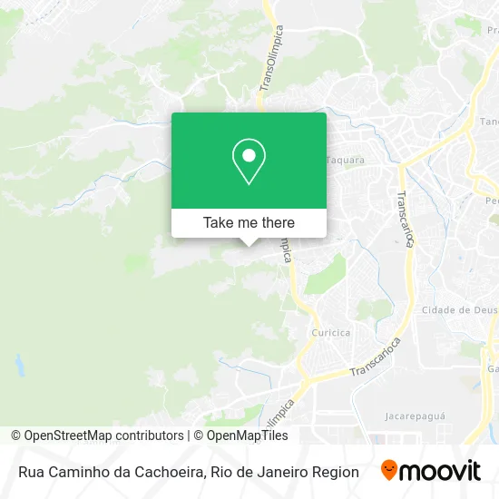 Rua Caminho da Cachoeira map