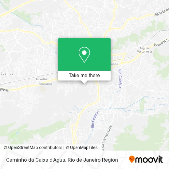 Caminho da Caixa d'Água map