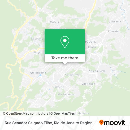 Rua Senador Salgado Filho map