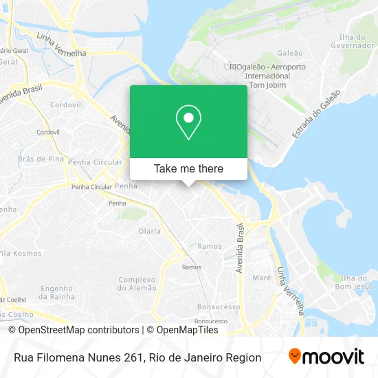 Rua Filomena Nunes 261 map