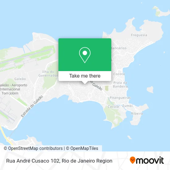 Rua André Cusaco 102 map