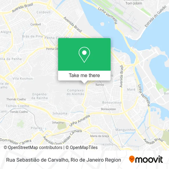 Rua Sebastião de Carvalho map
