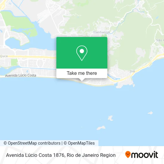 Avenida Lúcio Costa 1876 map