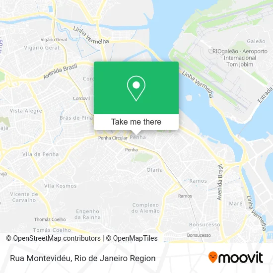 Rua Montevidéu map