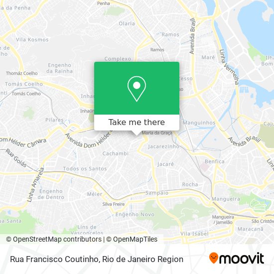 Mapa Rua Francisco Coutinho