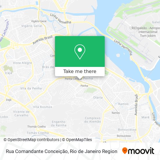 Rua Comandante Conceição map