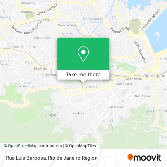 Rua Luís Barbosa map