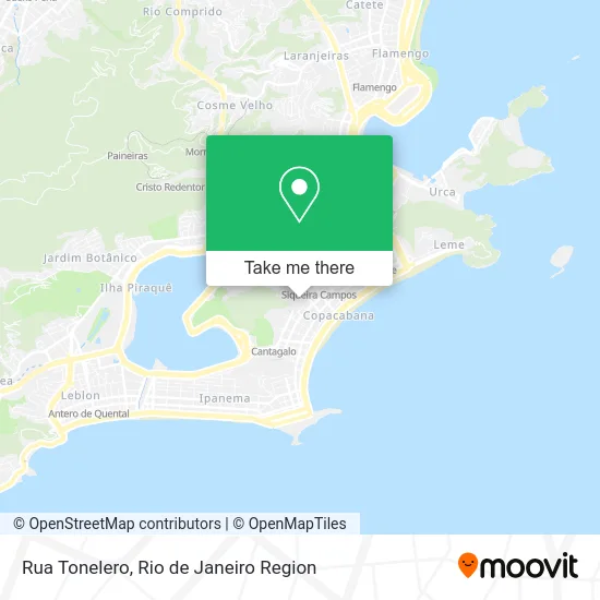 Rua Tonelero map