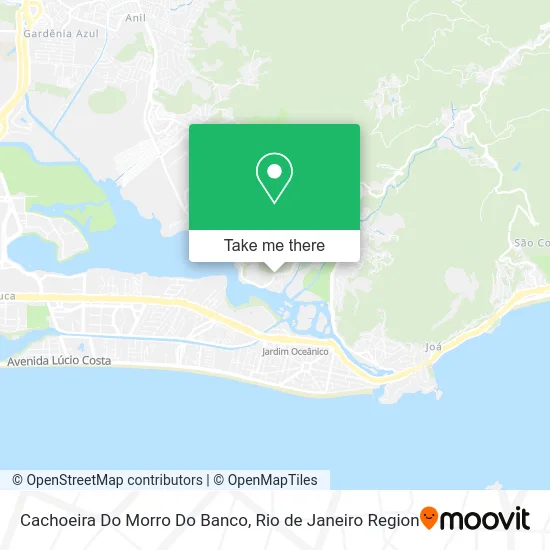 Cachoeira Do Morro Do Banco map