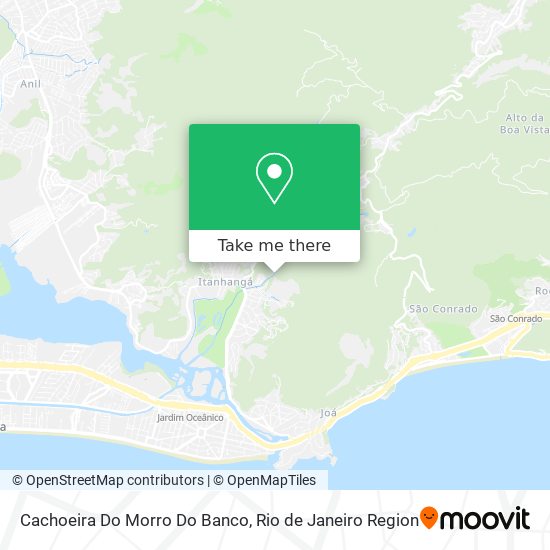 Cachoeira Do Morro Do Banco map
