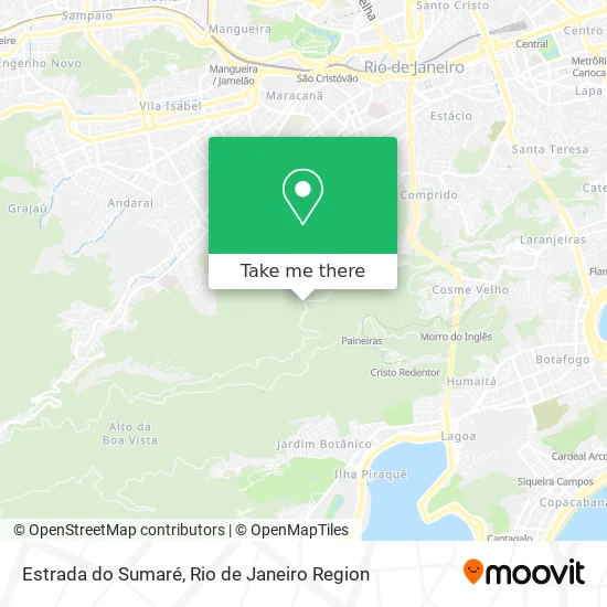 Estrada do Sumaré map