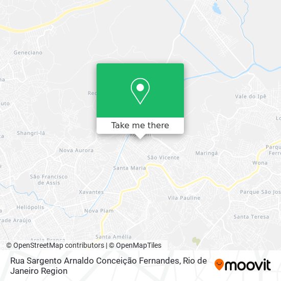 Rua Sargento Arnaldo Conceição Fernandes map