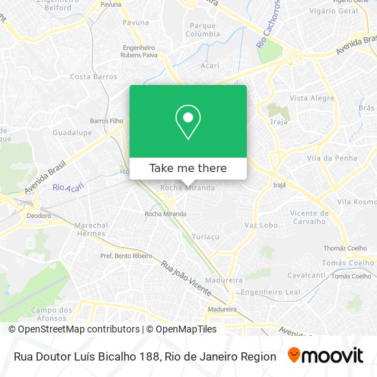 Rua Doutor Luís Bicalho 188 map