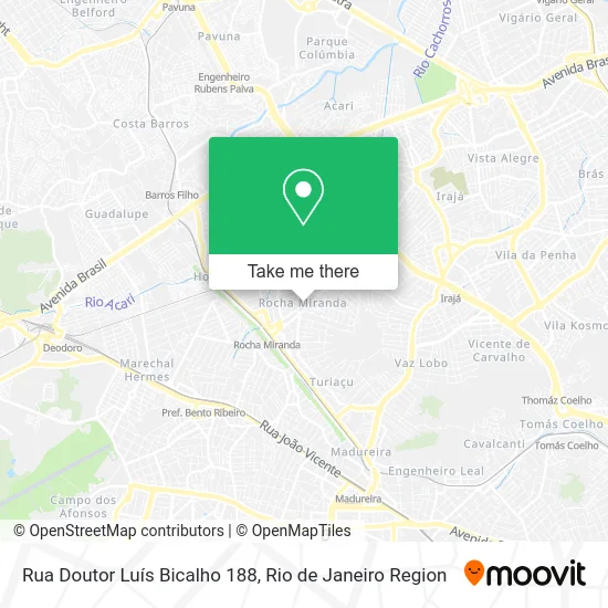 Rua Doutor Luís Bicalho 188 map