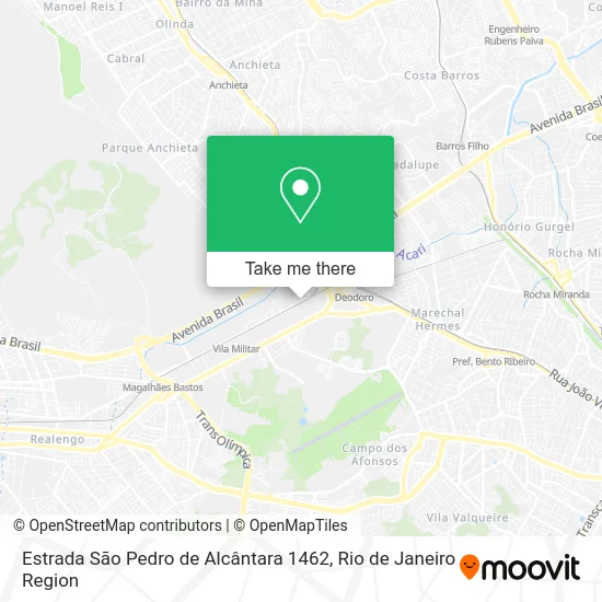 Estrada São Pedro de Alcântara 1462 map