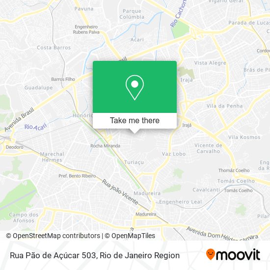 Rua Pão de Açúcar 503 map