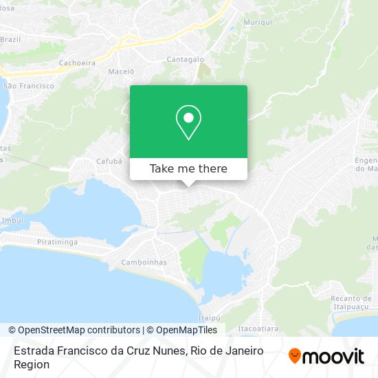 Estrada Francisco da Cruz Nunes map