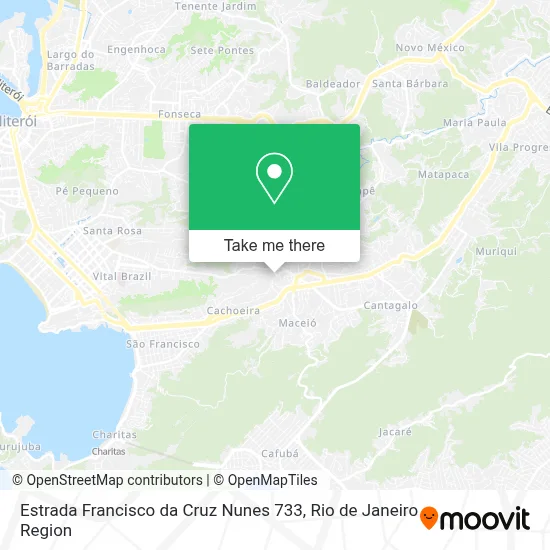 Estrada Francisco da Cruz Nunes 733 map