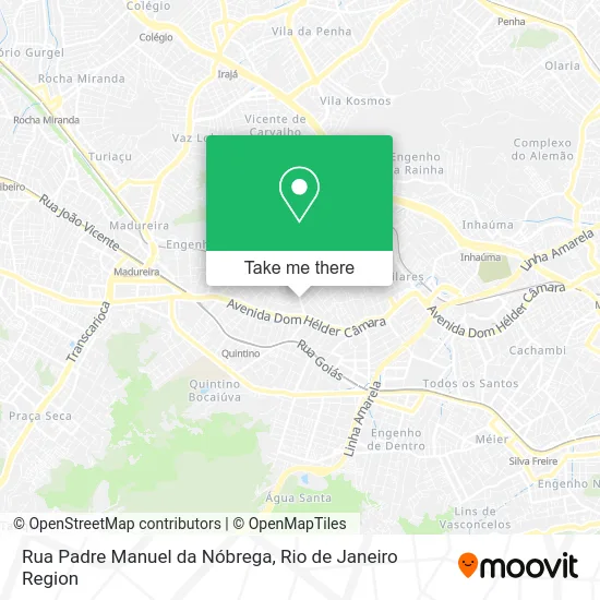Rua Padre Manuel da Nóbrega map
