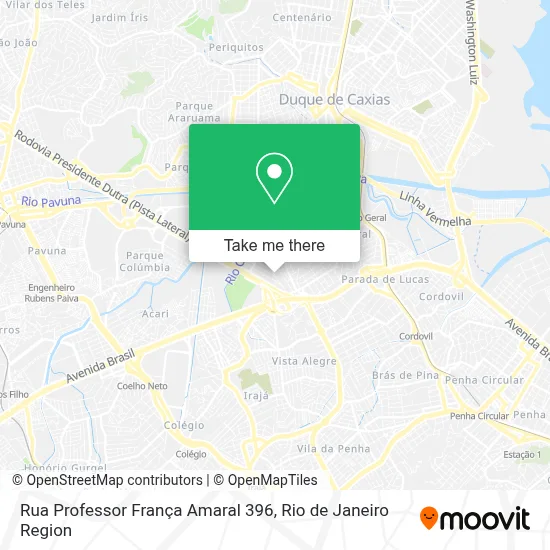 Rua Professor França Amaral 396 map