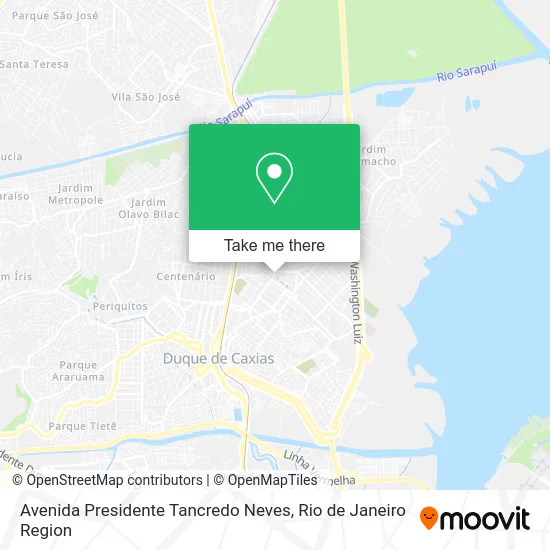 Avenida Presidente Tancredo Neves map