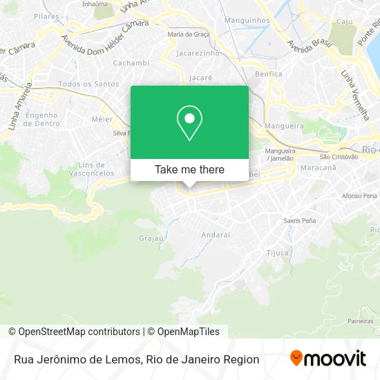 Rua Jerônimo de Lemos map