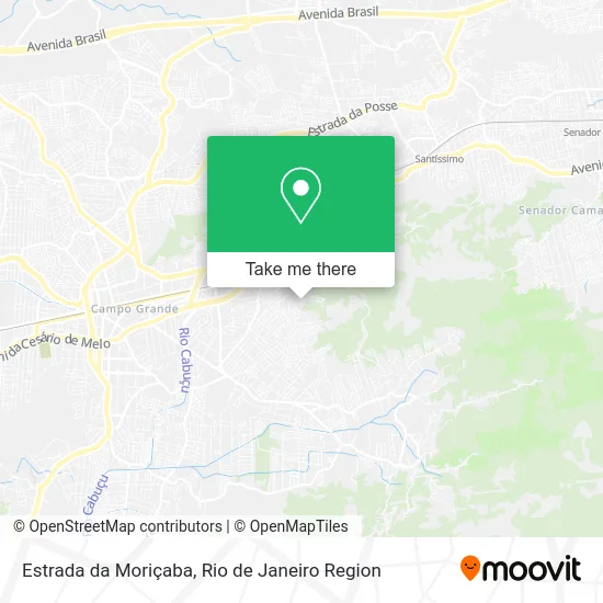 Estrada da Moriçaba map