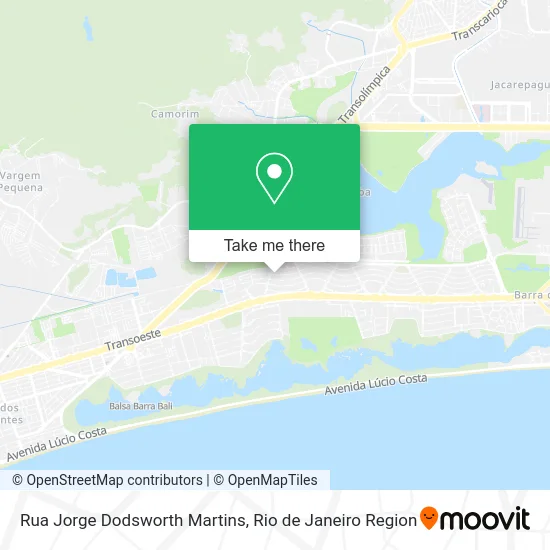 Rua Jorge Dodsworth Martins map