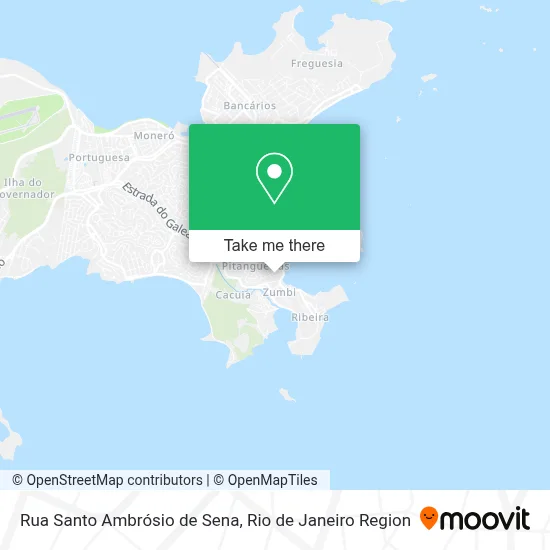 Rua Santo Ambrósio de Sena map