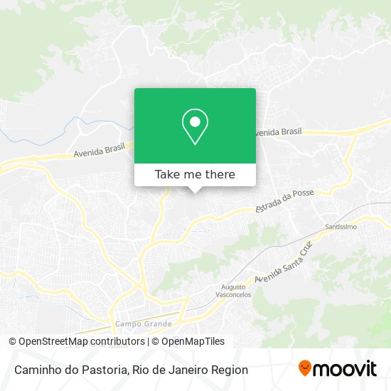 Caminho do Pastoria map
