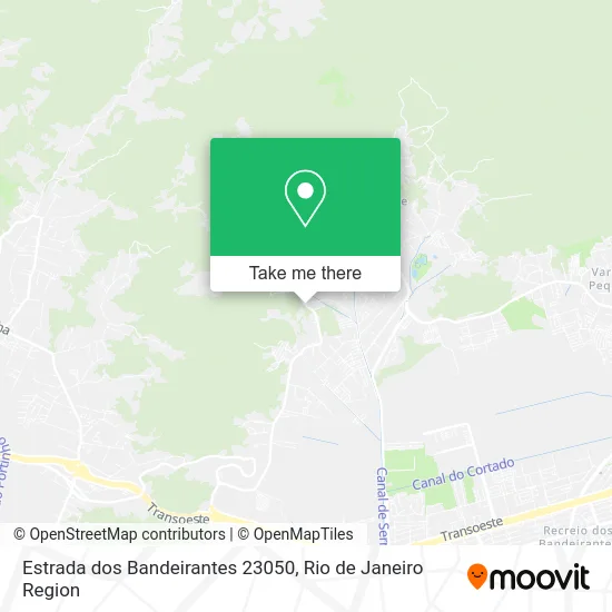 Estrada dos Bandeirantes 23050 map