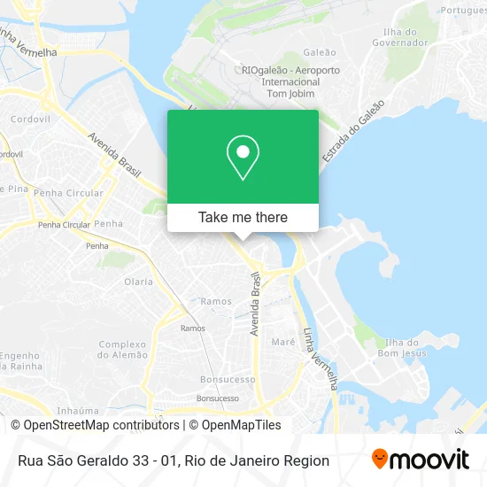 Rua São Geraldo 33 - 01 map