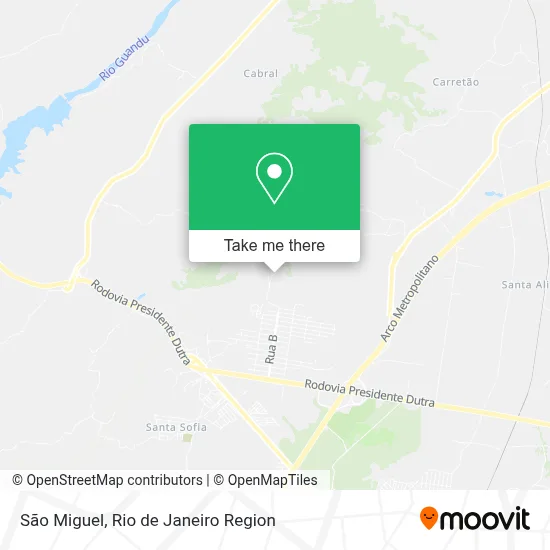São Miguel map