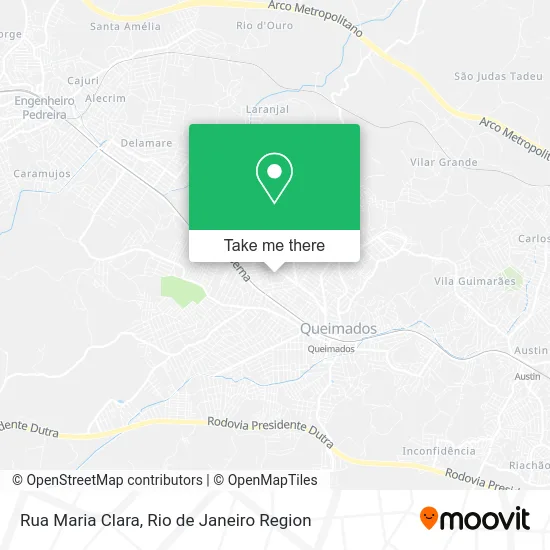 Rua Maria Clara map