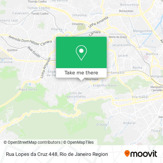 Mapa Rua Lopes da Cruz 448