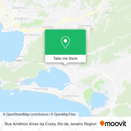 Rua Américo Alves da Costa map