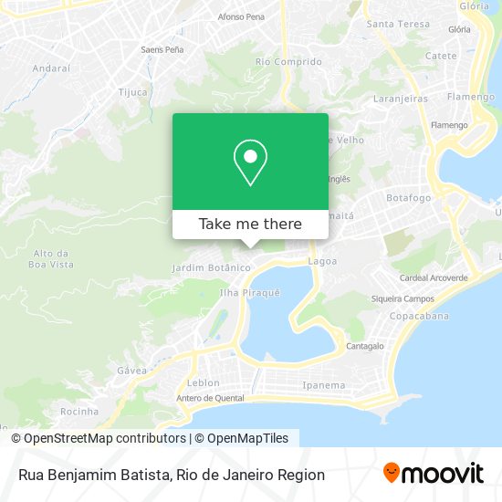 Rua Benjamim Batista map